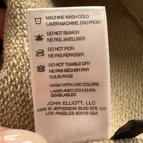 JOHN ELLIOTT Escobar Jogger Sweatpants Retro 80s Athleisure Athletic Soccer - Picture 12 of 14